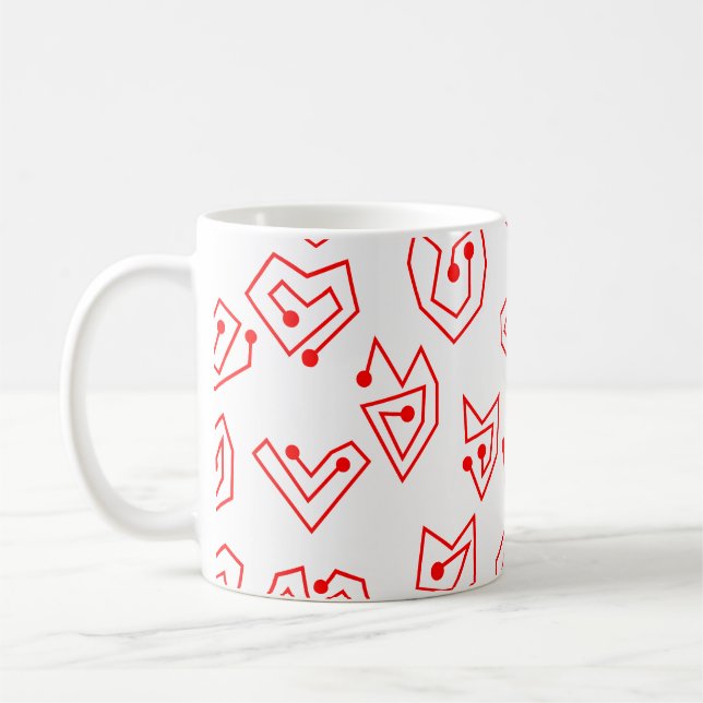 Valentinins Mazes Coffee Tasse (Links)