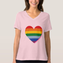Valentinins Rainbow-Kartell - Herz-T - Shirt