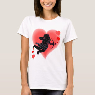 Valentinins Shirts Lady's Cupid Liebe Shirts Custo
