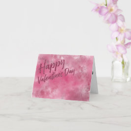 Valentinische Aquarellkarte Karte