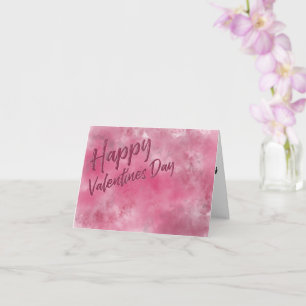 Valentinische Aquarellkarte Karte