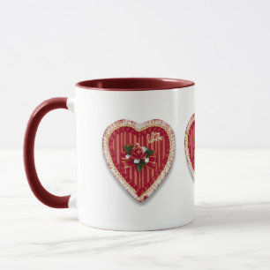 Valentinische Herz-Tasse Tasse