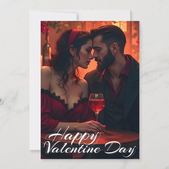 Valentinische Magie mit romantischer Zusammengehör (Vorderseite)
