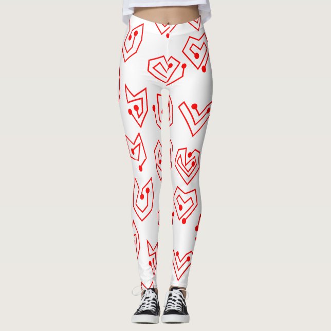 Valentinische Mazes Leggings (Vorderseite)
