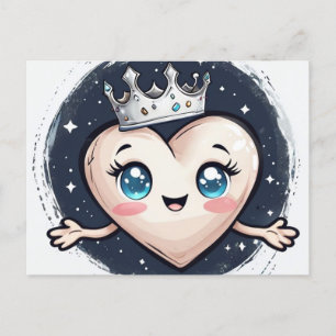 Valentinische Prinzessin Postkarte