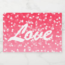 Valentinisches Herz und Liebe