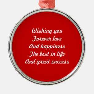 Valentinisches Tagesgedicht Ornament Aus Metall