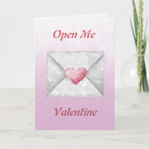 Valentinkarte öffnen karte