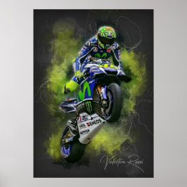 valentino rossi, moto gp legend,    the doctor 46, poster
