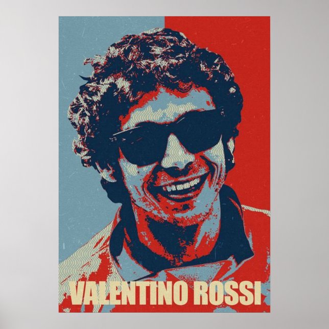 valentino rossi, moto gp legend,      the doctor 4 poster (Vorne)