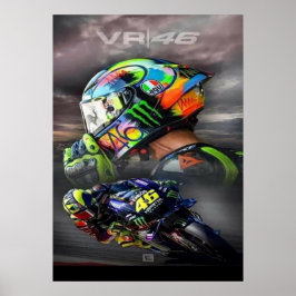 Valentino Rossi, Moto GP Legende, The Doctor 46, Poster