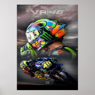 Valentino Rossi, Moto GP Legende, The Doctor 46, Poster