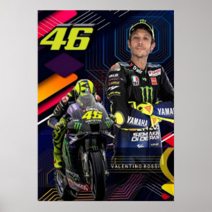 Valentino Rossi, Moto GP Legende, The Doctor 46, Poster