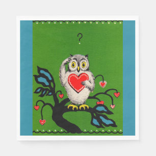 Valentinowl Serviette