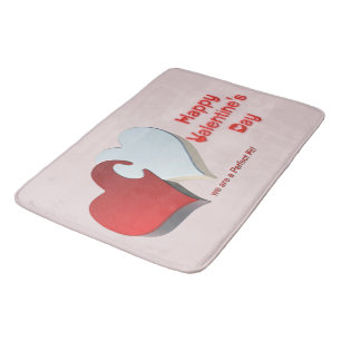 Valentinpuzzle Badematte