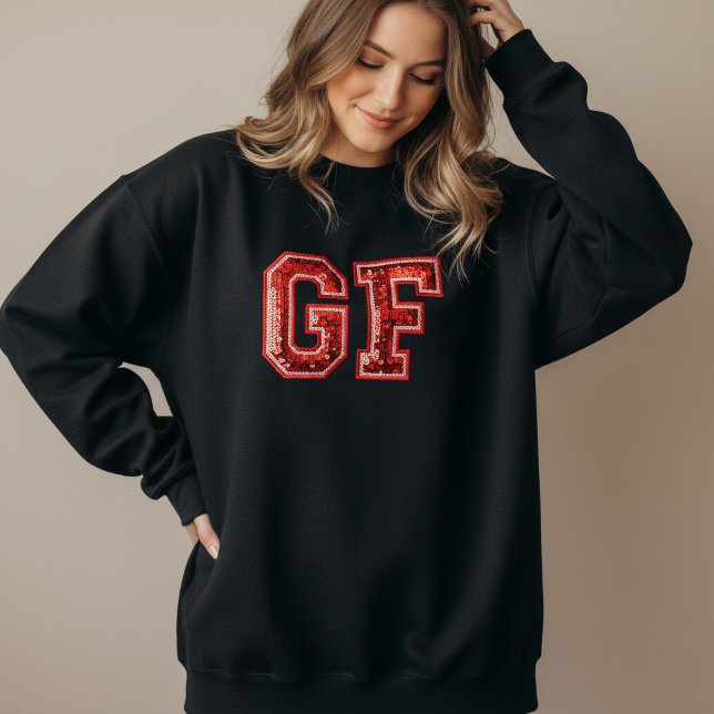 Valentins-Applikations-Patchwork-Sweatshirt Sweatshirt (Von Creator hochgeladen)