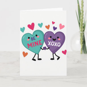 Valentins Be Mine Xoxo Karte