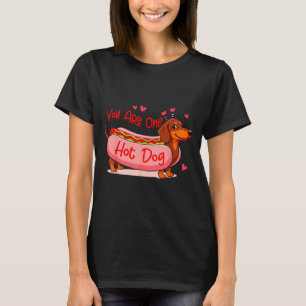 Valentins Dachshund Liebhaber Wiener Mama Du bist T-Shirt