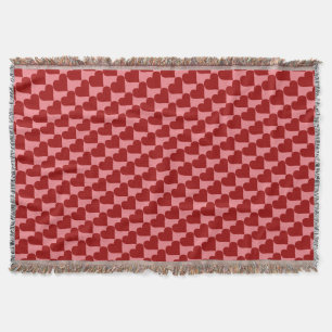 Valentins-Decke Klassische Herzen Wurfdecke Decke
