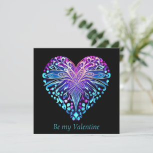 Valentins dekorative Herzdesign-Karte Feiertagskarte