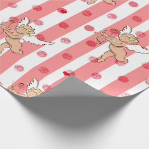 Valentins Engel pinky_large Geschenkpapier