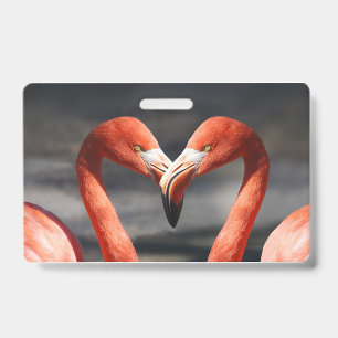 Valentins-Flamingo Ausweis