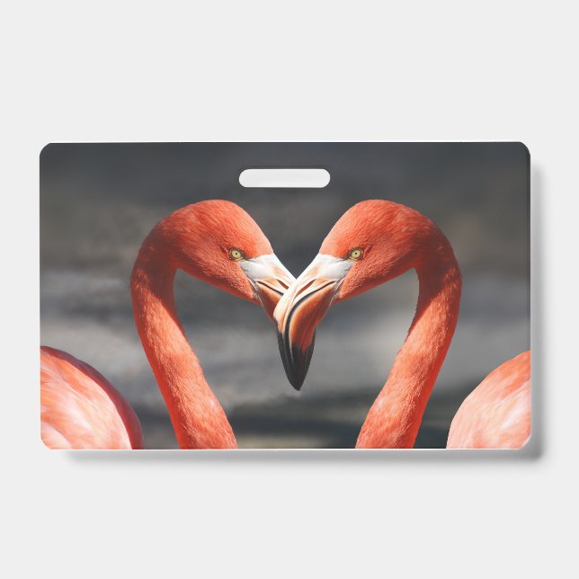 Valentins-Flamingo Ausweis (Vorderseite)
