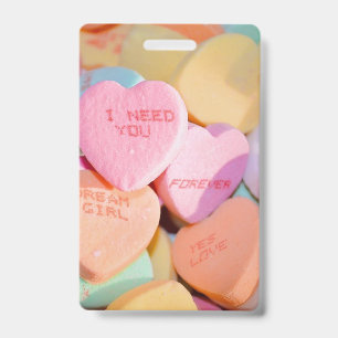 VALENTINS-HERZEN AUS ZUCKER AUSWEIS