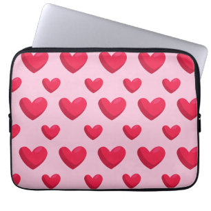Valentins Hintergrund Mit Herz Liebe Laptopschutzhülle