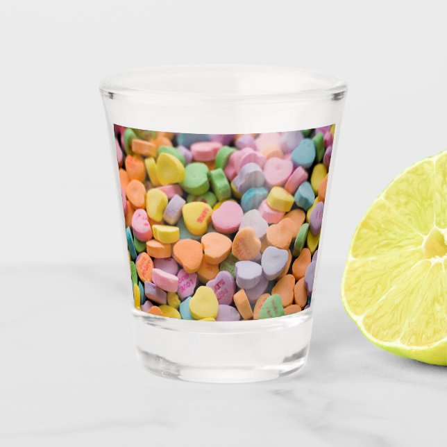 VALENTINS KANDY HEARDS SCHNAPSGLAS (Vorderseite)