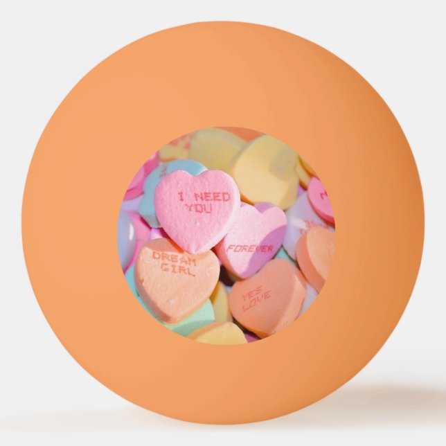 VALENTINS KANDY HEARDS TISCHTENNISBALL (Vorderseite)