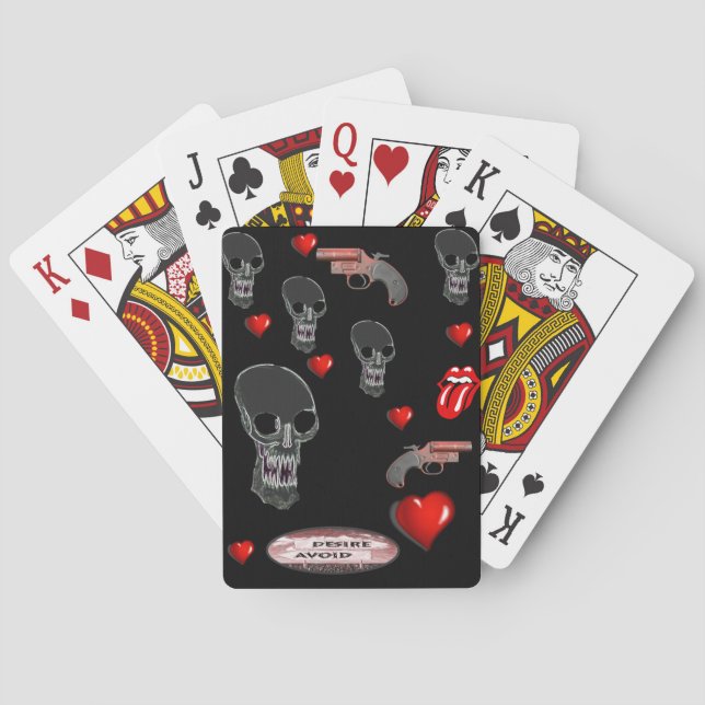 Valentins Kartenspiel Spielkarten (Rückseite)