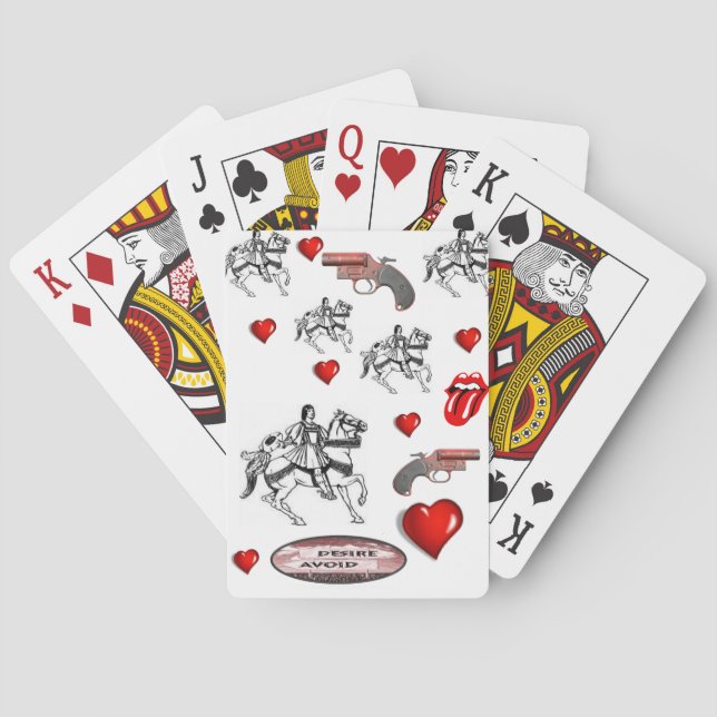 Valentins Kartenspiel Spielkarten (Rückseite)