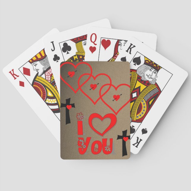 Valentins Kartenspiel Spielkarten (Rückseite)