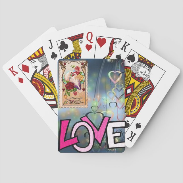 Valentins Kartenspiel Spielkarten (Rückseite)
