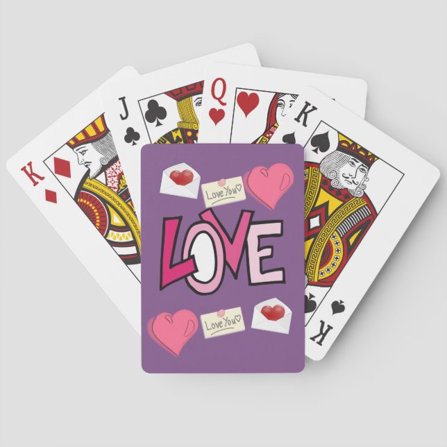 Valentins Kartenspiel Spielkarten (Rückseite)