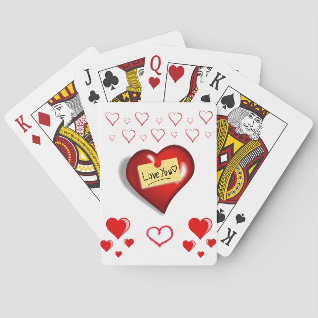 Valentins Kartenspiel Spielkarten (Rückseite)