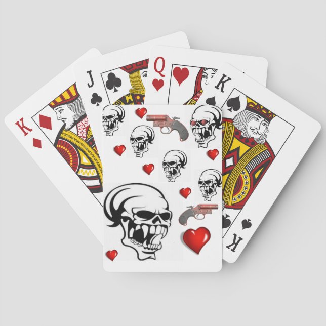 Valentins Kartenspiel Spielkarten (Rückseite)