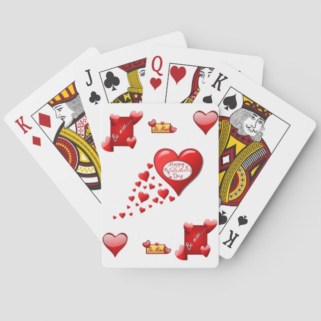 Valentins Kartenspiel Spielkarten (Rückseite)