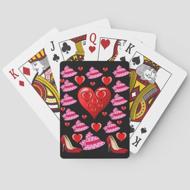 Valentins Kartenspiel Spielkarten (Rückseite)