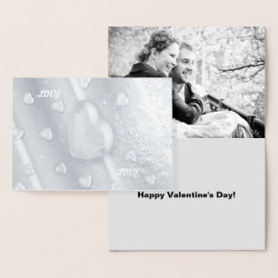 Valentins Liebe Jummy Hearts, Foto hinzufügen und  Folienkarte
