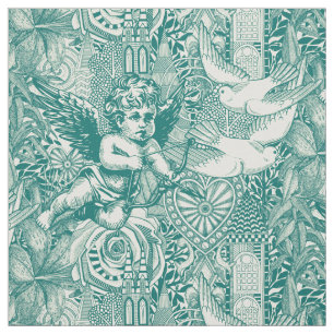 Valentins-Maximalismus Veridian-Perle Stoff