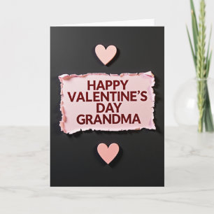 Valentins-Oma-Liebeskarte Karte