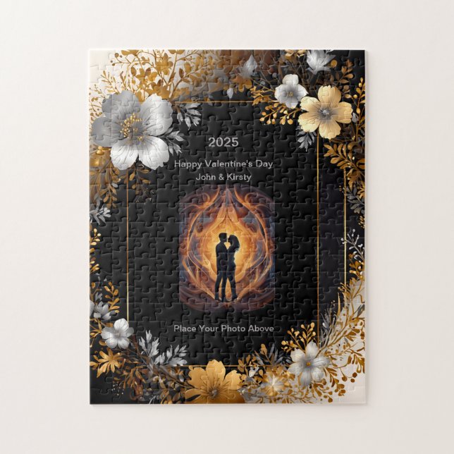 Valentins Personalisiertes Foto-Puzzle (Vertikal)