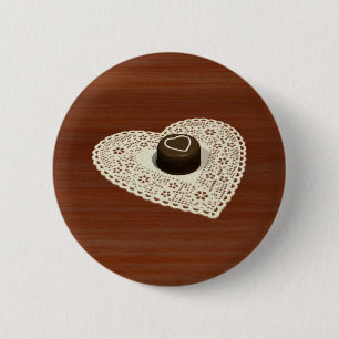 Valentins-Schokolade Button