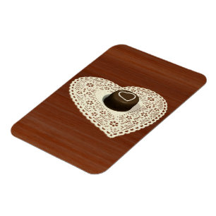 Valentins Schokolade Magnet