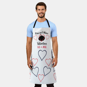 Valentins-Schürze für den Vintage-Liebhaber Schürze