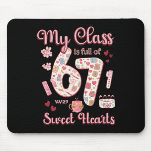 Valentins-Shirts Mein Schubfach Ist Voll Von 67 Sü Mousepad