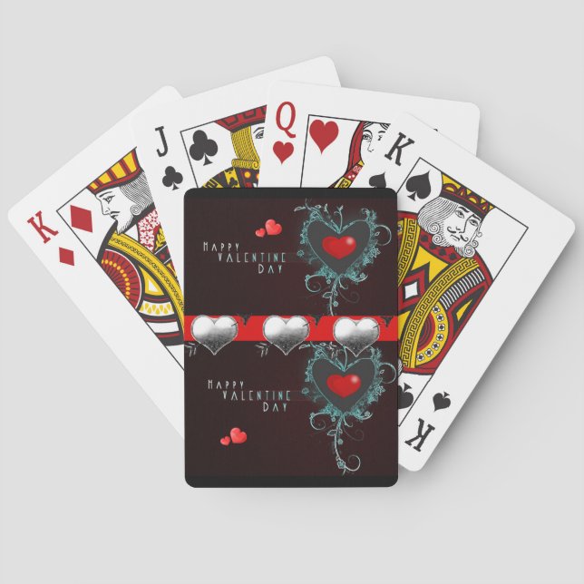 Valentins Spielkarten-Deck Spielkarten (Rückseite)