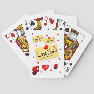 Valentins-Spielkarten-Deck Spielkarten